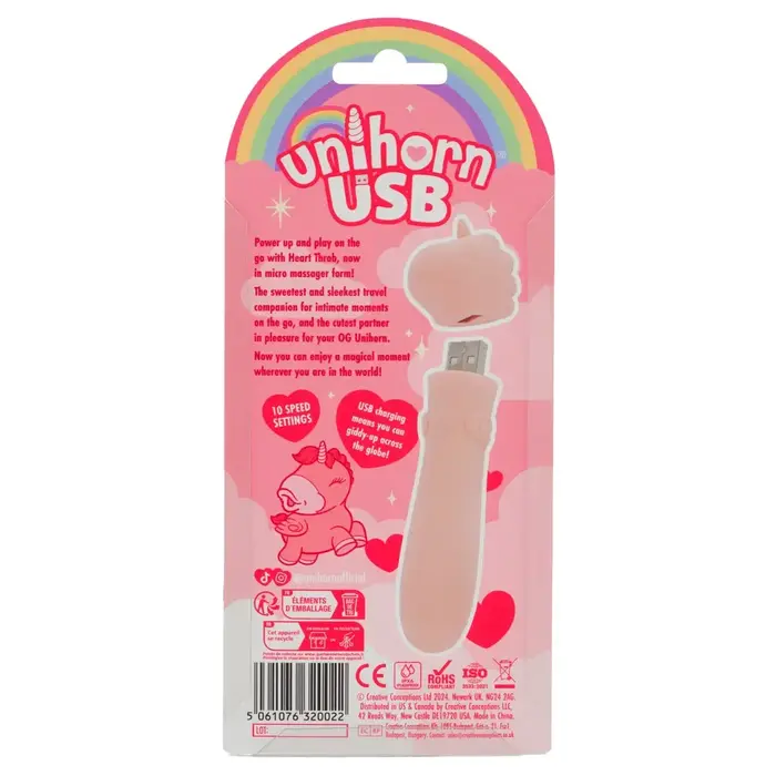 Unihorn Mini USB Heart Throb vibrators Photo 7