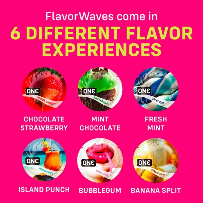 Condoms ONE Flavor Waves — pack of 12 Photo 2