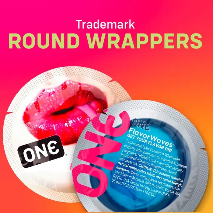 Condoms ONE Flavor Waves — pack of 12 Photo 4