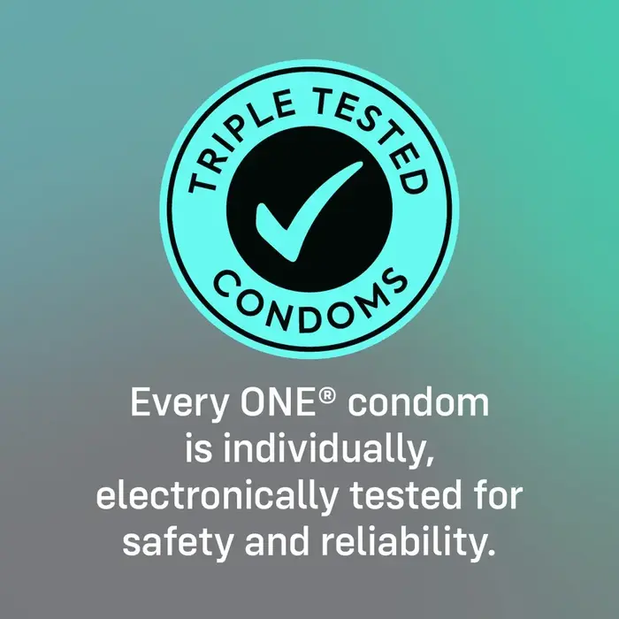Condoms ONE Vanish x 12 — lubricated, standard size Photo 5