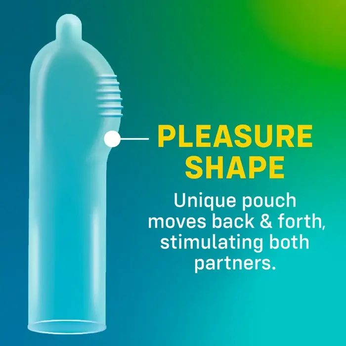 Prezervatīvi ONE Pleasure Plus x12 — ļoti plāni, 180 mm Photo 2