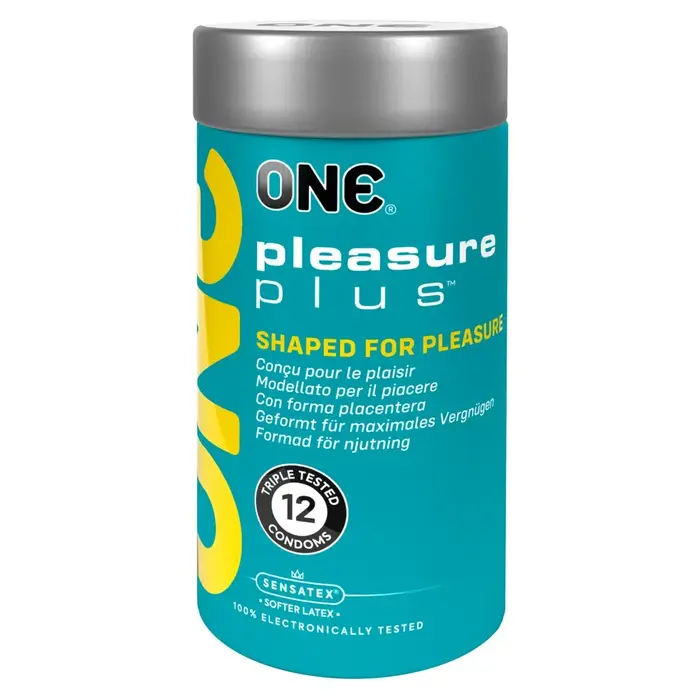 Prezervatīvi ONE Pleasure Plus x12 — ļoti plāni, 180 mm Photo 7