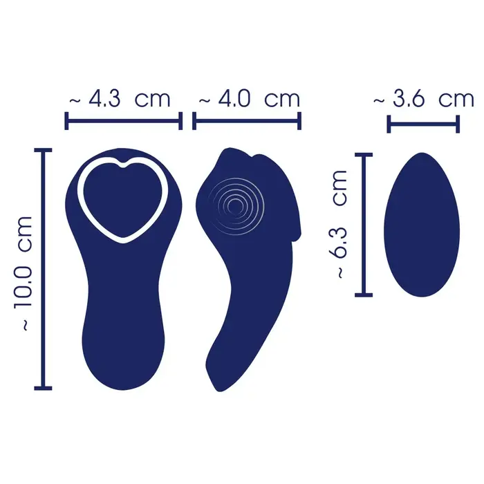 Panty vibrator Sweet Smile RC Panty Vibrator Heart Photo 13