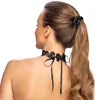 Cottelli Collection choker necklace — black, 3 cm, adjustable Photo 3