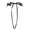 Cottelli Collection choker necklace — black, 3 cm, adjustable Photo 5