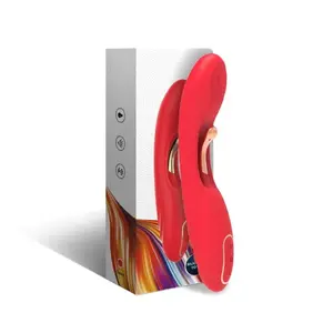 Vibrators ARMONY FOR COUPLES D-243055 ar svārstītu mēlīti, sarkans