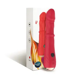 Termoregulējams Point A stimulators vibrators D-243047 no ARMONY FOR COUPLES, sarkans, temperatūras regulēšana