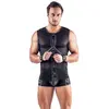Men's net shirt with cuffs Svenjoyment Bondage M Photo 5