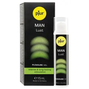 Personal lubricant Pjur MAN Lust 15 ml — water-based, condom- and toy-compatible, stimulating (Paracress)