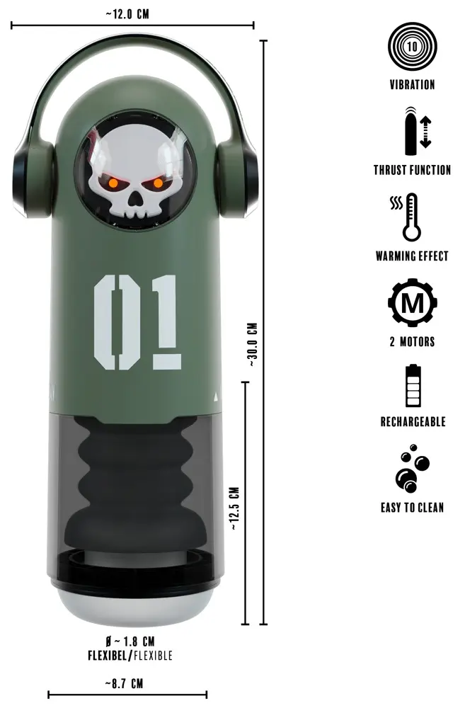Masturbator rebel Rebel Skull Masturbator 3F Photo 16