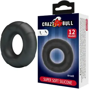 Silikona gredzens Crazy Bull Arvell Modelis 12 — elastīgs ērtai aktīvai lietošanai