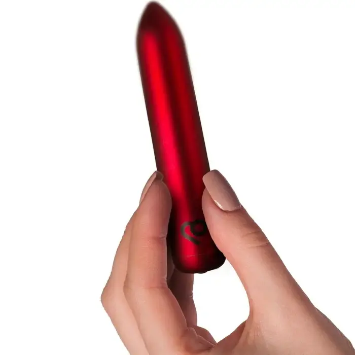 Vibrating bullet rocks off Rechargeable Poppy Red Photo 4