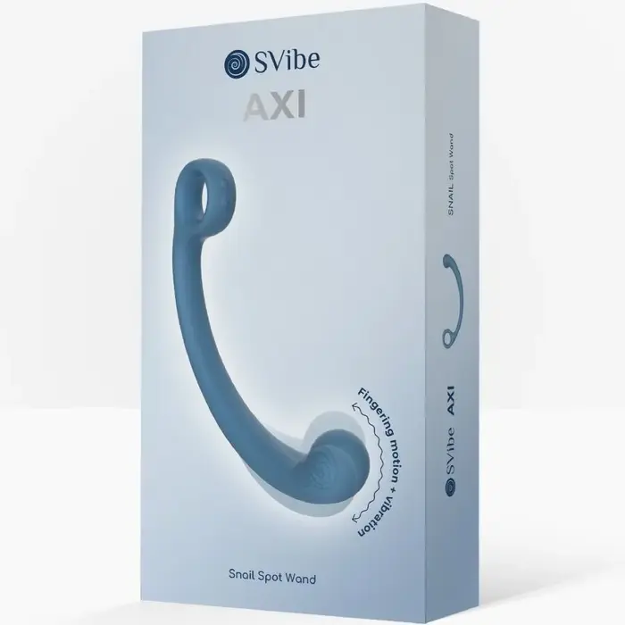 Masāžas nūjiņa Snail Vibe AXI — vibrējošs zils Photo 6