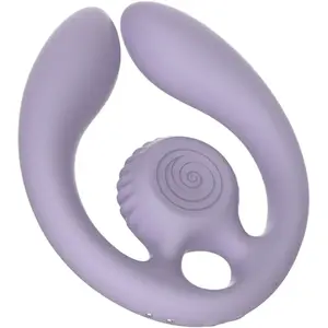 Pāru stimulators Snail Vibe Gizi Duo ar tālvadību, lillā