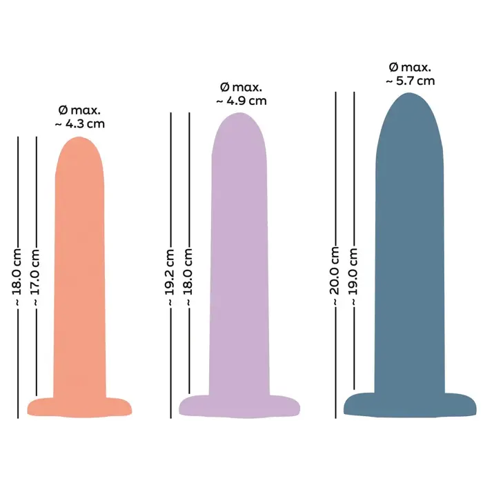 You2Toys Training Set Three In A Row — 3 silikona dildo Photo 6