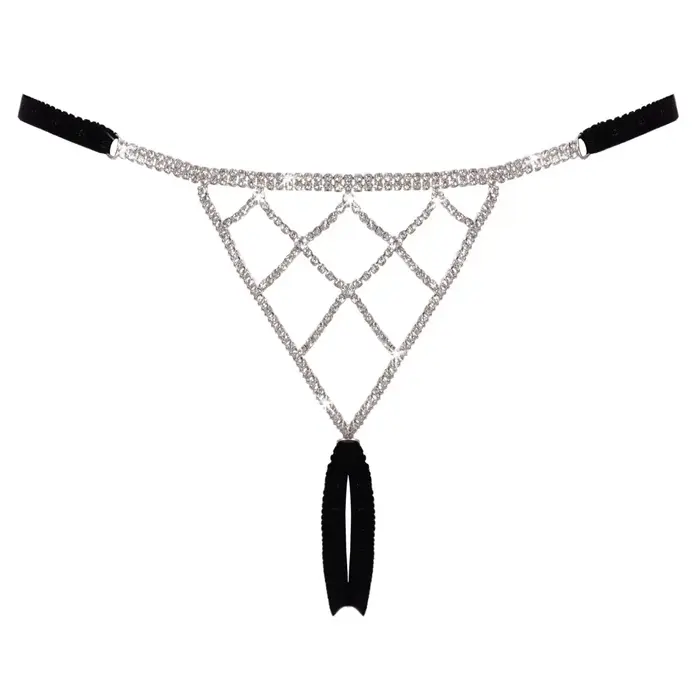 Тонг Cottelli Collection String Rhinestones S–L Photo 5