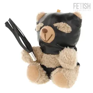 Plīša BDSM lācis FETISH SUBMISSIVE REBEL TOYS LUNO Modelis 7 — rotaļlieta pieaugušo lomu spēlēm