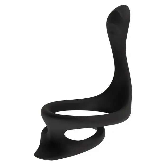 Cock & Ball Ring Erecto — silikona gredzens ar perineuma stimulētāju Photo 4
