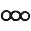 Erecto Triple Cock Ring — три силиконовых кольца Photo 4