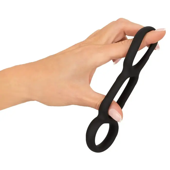 Erecto Triple Cock Ring — три силиконовых кольца Photo 6
