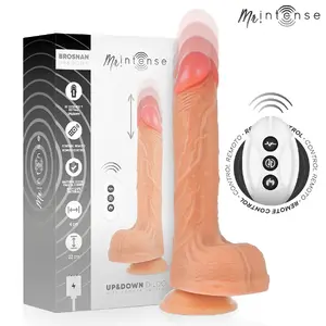 Фаллоимитатор mr. intense длина 22 см, диаметр 4 см, реалистичная форма, с пультом