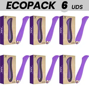 Перезаряжаемый силиконовый вибратор WOMANVIBE Mandy — ECOPACK 6 шт., модель D-231532