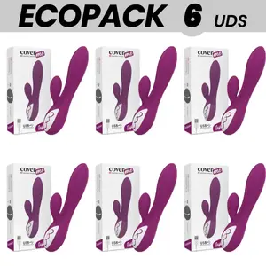 Vibrators COVERME Taylor ECOPACK — komplekts 6 gab., saderīgs ar WatchMe bezvadu tehnoloģiju