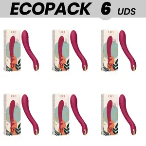 G‑punktu vibrators Cici Beauty ECOPACK — komplekts 6 gab., premium silikons, uzlādējams