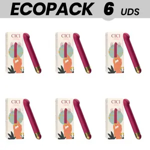 Klitorālais stimulators Cici Beauty silikona, komplekts 6 gab. ECOPACK — silikona ārējie stimulators