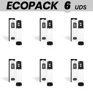 Вакуумная помпа для пениса INTENSE PUMP ECOPACK 6 шт. — автоматический прибор для усиления эрекции, набор из 6