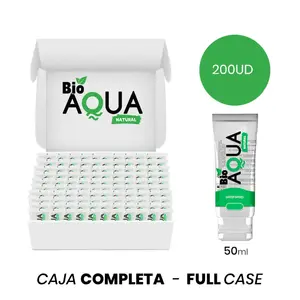 Ūdens bāzes lubrikants bioaqua+ 50 ml — dabīgas sastāvdaļas, ceļošanas izmēra pudele