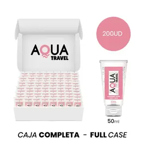 Personal lubricant (water-based) Aqua Travel Strawberry Cream flavour — 50 ml bottle