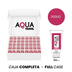 Water-based lubricant aqua travel Wild Raspberry flavour, 50 ml bottle