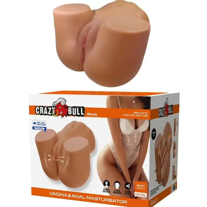 Vibrator Crazy Bull Wendy — Realistic Butt with Suction Photo 2