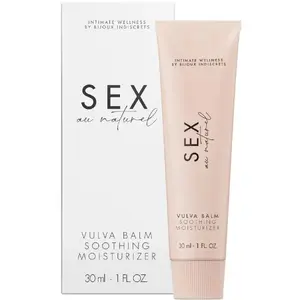 Vulvas balzams BIJOUX Sex Au Naturel 30 ml — nomierinošs un mitrinošs intīmais krēms ārējai lietošanai
