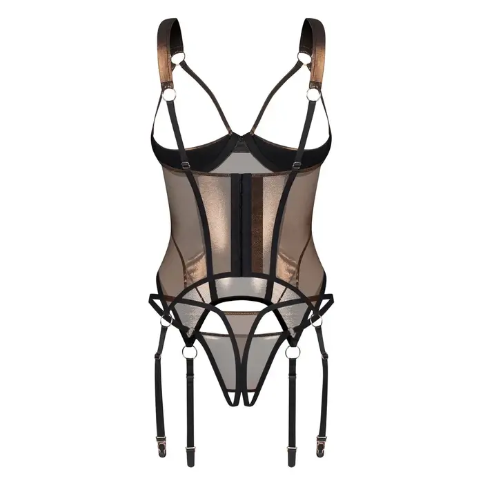 Mežģīņu korsete OBSESSIVE OBS Corset 2XL/3XL Photo 6