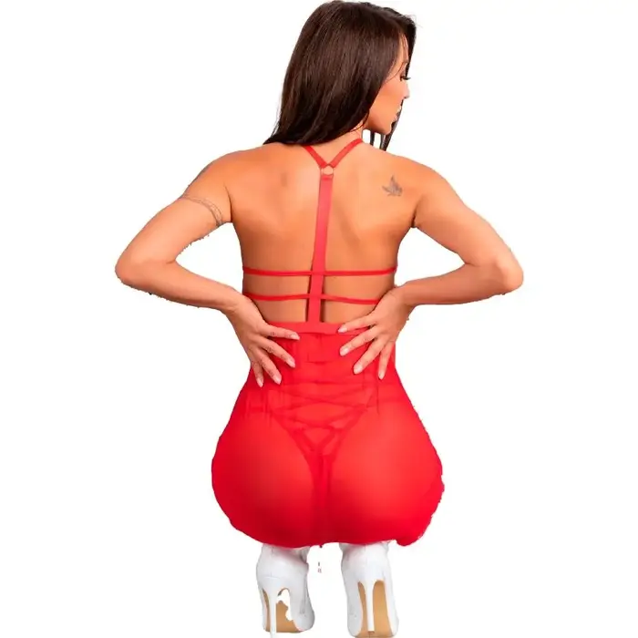 Chemise and thong LIVCO SANTAS CANDY LC 90722 Photo 3