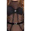 Bodysuit Cottelli Collection Body Rhinestones S/M Photo 4
