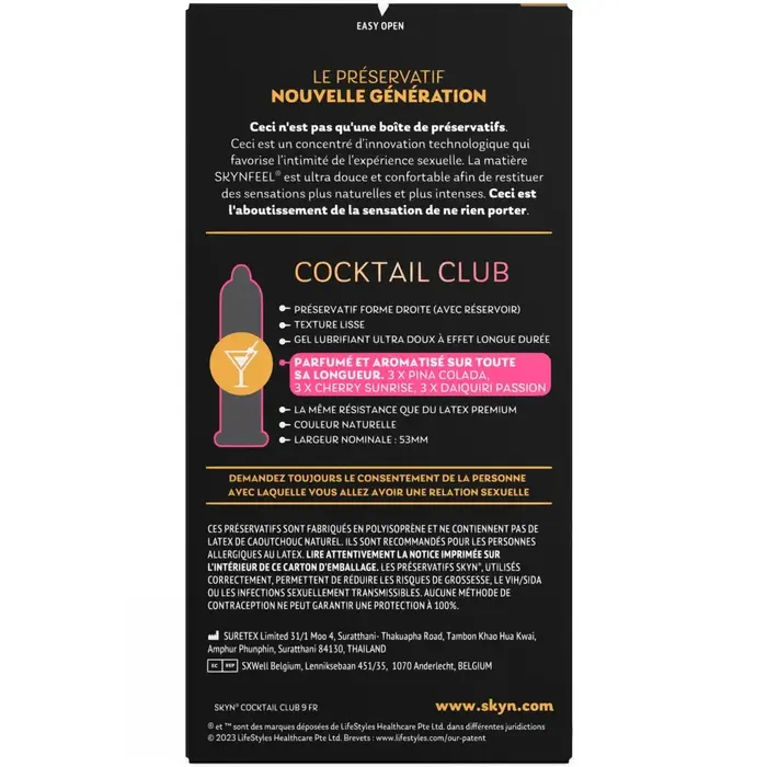 Condoms SKYN Skyn Cocktail Club x9 Photo 4