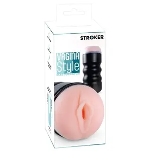 Masturbators Stroker Vagina Style, TPE/ABS, garums 16,8 cm, ievadīšanas dziļums 10 cm, ārējais Ø 7 cm