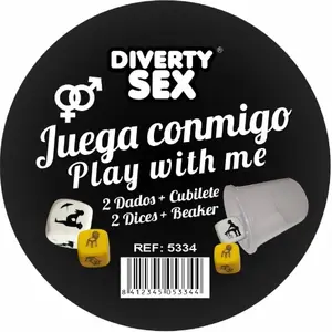 Настольная игра с кубиками diablopicante DIABLO PICANTE — кубики 'Hetero Positions' с чашей для пар и компаний