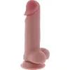 Dildo GET REAL Deluxe ar sēkliniekļiem — 17 cm Photo 2