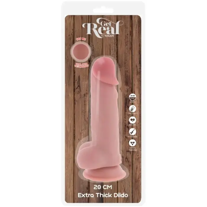 Dildo GET REAL Deluxe reālistisks 20 cm Photo 5