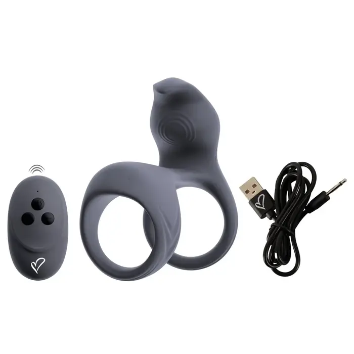 beau cœur Vylor RC Cock & Ball — silicone ring set Photo 10