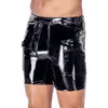 Men's vinyl shorts black level S — size S Photo 3