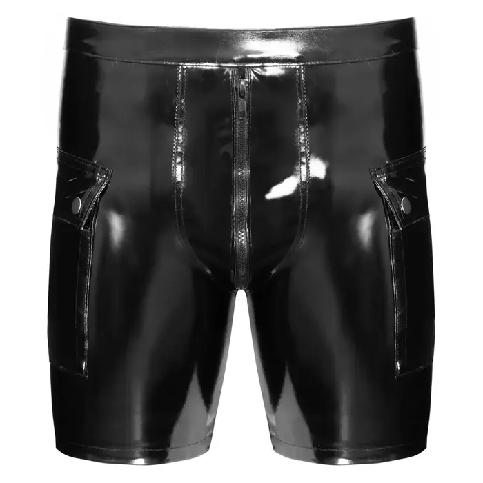 Men's vinyl shorts black level Size M Photo 6