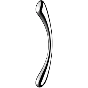 Двухсторонний дилдо из нержавеющей стали SATISFYER COSMIC CREST 1 — металлический, с двух концов