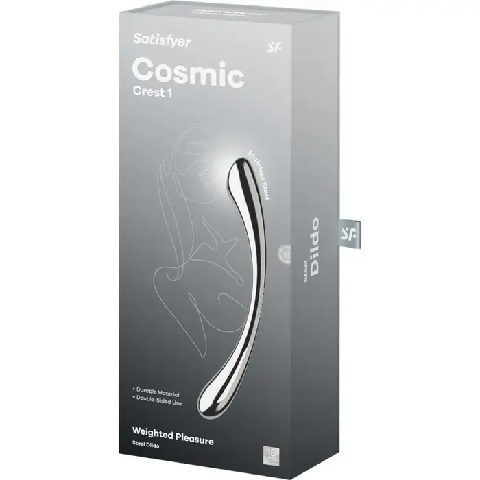 Двухсторонний дилдо из стали SATISFYER COSMIC CREST 1 Photo 5