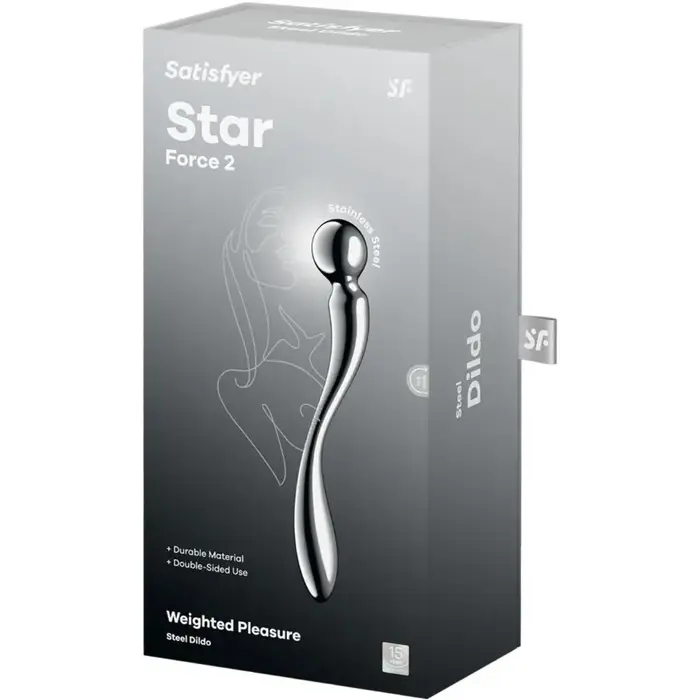Двусторонний дильдо из нержавеющей стали SATISFYER Star Force 2 Photo 5