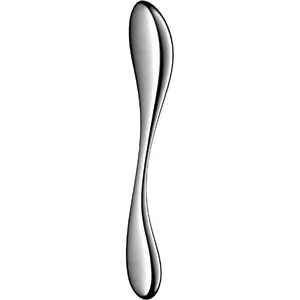 Двухконечный стальной фаллоимитатор SATISFYER STAR FORCE 3 — металл, конструкция с двумя концами